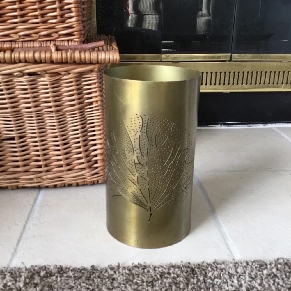 Gold Brass Metal Tree Candle Holder Lantern Home Decor